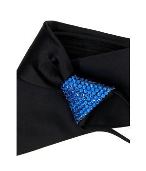 Rhinestoned Zip Tie G9 - Blue