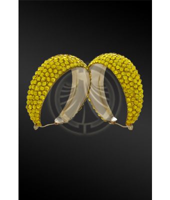 Mid Lux Hoop I9 Citrine